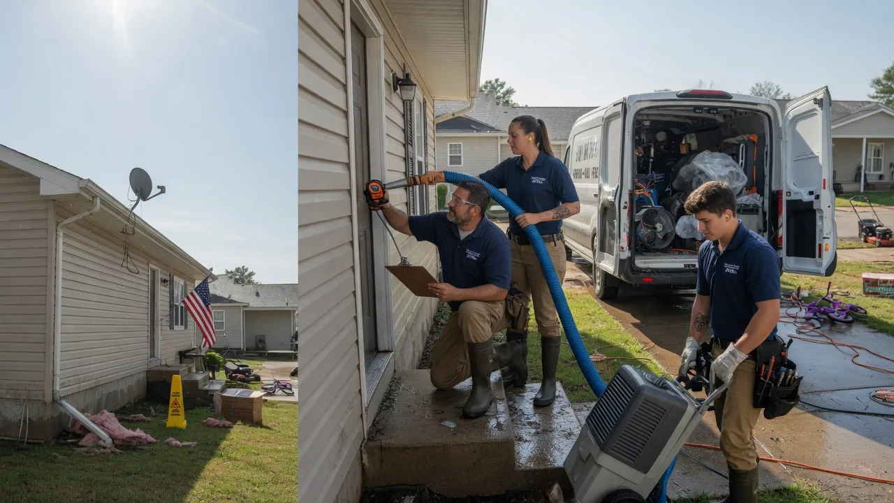 Ceiling Water Damage Restoration in Reedsville, OH near me